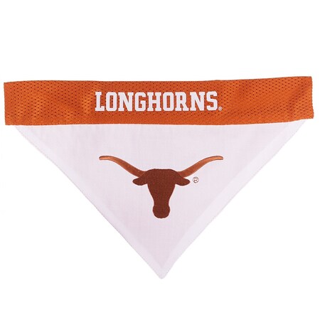 Pets First Texas Longhorns Pet Reversible Bandana - S/M pftx3217-1